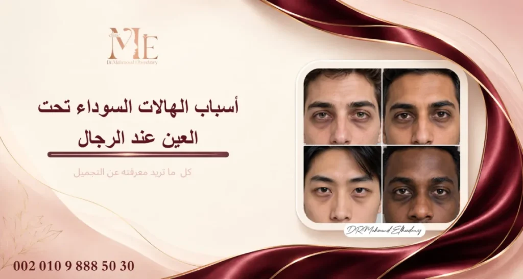 أسباب الهالات السوداء تحت العين عند الرجال